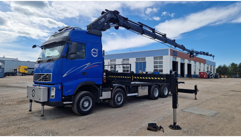 Volvo FH480 8X4 HIAB 800E-6 HiPro + JIB170X5 - Camion plateau, Camion grue: photos 1 Volvo FH480 8X4 HIAB 800E-6 HiPro + JIB170X5 - Camion plateau, Camion grue: photos 1
