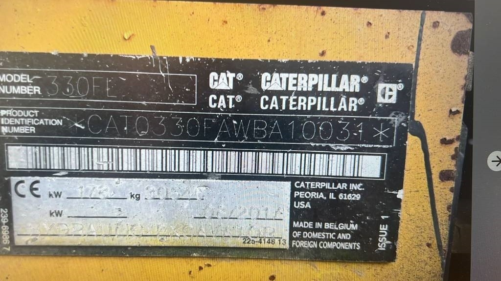 CAT 330 FL (On Transport) - Pelle sur chenille: photos 2 CAT 330 FL (On Transport) - Pelle sur chenille: photos 2