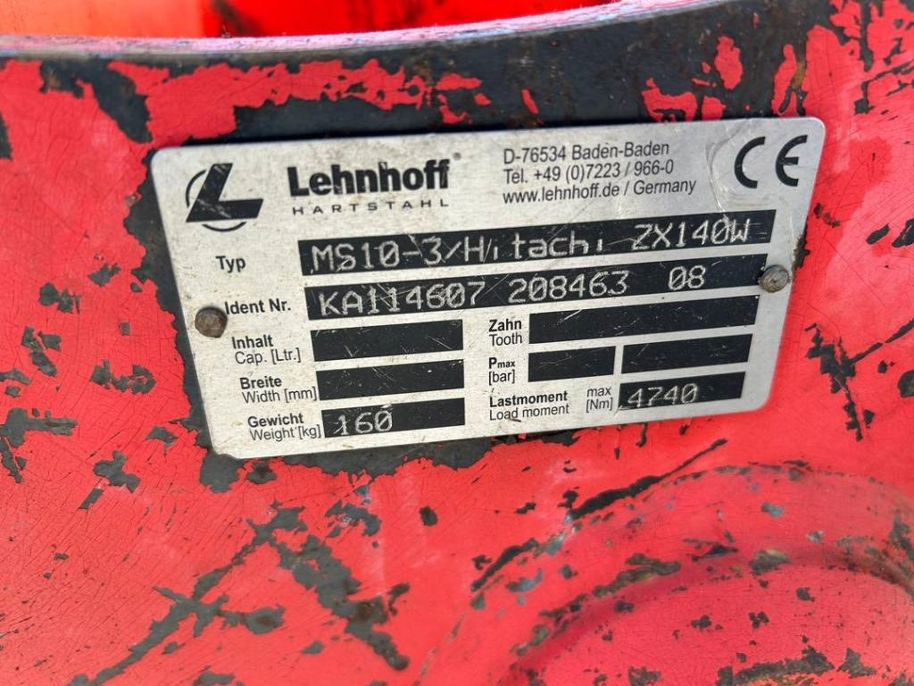 Pelle sur pneus Hitachi ZX 140 W-5B: photos 17