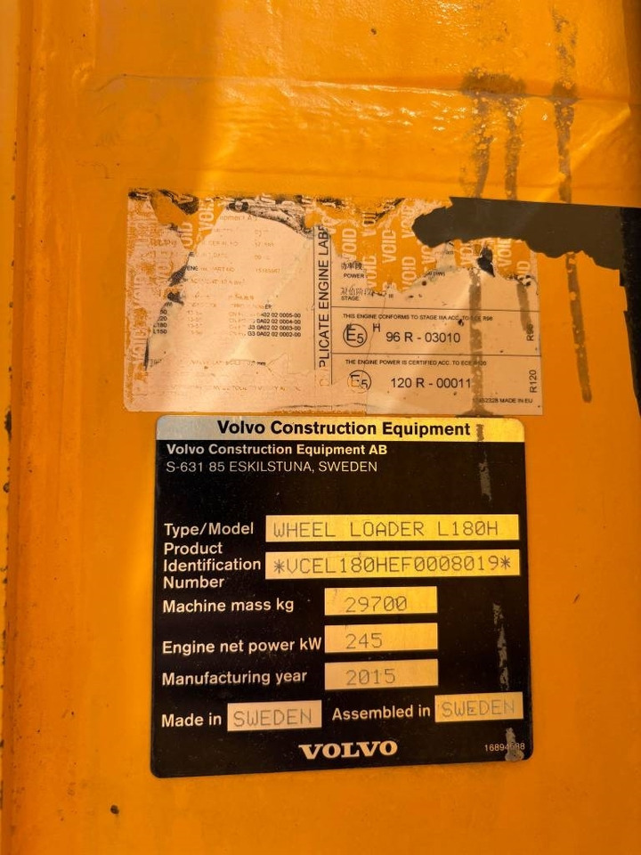 Volvo L 180 H - Chargeuse sur pneus: photos 2 Volvo L 180 H - Chargeuse sur pneus: photos 2
