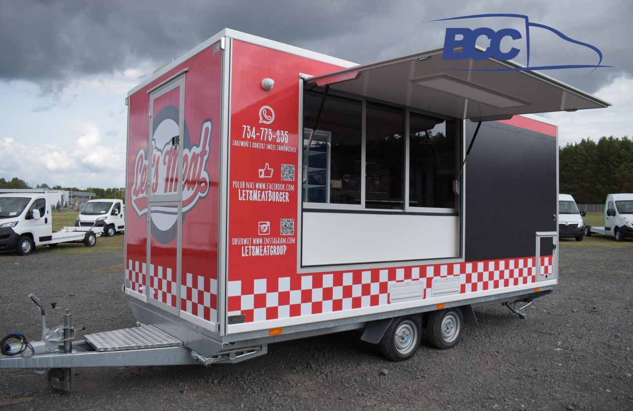 BCC POLSKA - PRZYCZEPA GASTRONOMICZNA - FOOD TRUCK - CATERING TRAILER - HANDLOWA, PIZZA, BURGER, KEBAB, KURCZAK Z ROŻNA, LODY, KAWA, PĄCZKI - Remorque magasin: photos 3 BCC POLSKA - PRZYCZEPA GASTRONOMICZNA - FOOD TRUCK - CATERING TRAILER - HANDLOWA, PIZZA, BURGER, KEBAB, KURCZAK Z ROŻNA, LODY, KAWA, PĄCZKI - Remorque magasin: photos 3