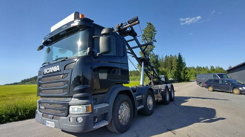 Scania R490 8x4 multilift vaijerilaite,napaperät - Camion multibenne: photos 2 Scania R490 8x4 multilift vaijerilaite,napaperät - Camion multibenne: photos 2