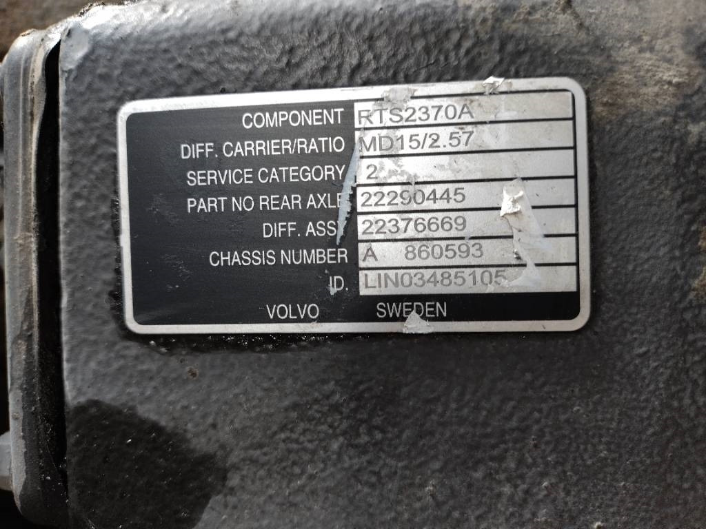 Volvo RTS2370A - Essieu et pièces pour Camion: photos 2 Volvo RTS2370A - Essieu et pièces pour Camion: photos 2