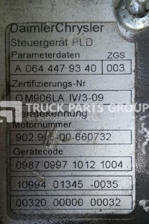 MERCEDES-BENZ Atego, Axor engine control unit, EDC, ECU, PLD OM906LA IV board computer - Bloc de gestion pour Camion: photos 2 MERCEDES-BENZ Atego, Axor engine control unit, EDC, ECU, PLD OM906LA IV board computer - Bloc de gestion pour Camion: photos 2