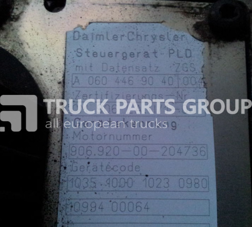 MERCEDES-BENZ Atego, Axor engine control unit, PLD, MR, MR2 electronic Steuerg control unit - Bloc de gestion pour Camion: photos 4 MERCEDES-BENZ Atego, Axor engine control unit, PLD, MR, MR2 electronic Steuerg control unit - Bloc de gestion pour Camion: photos 4