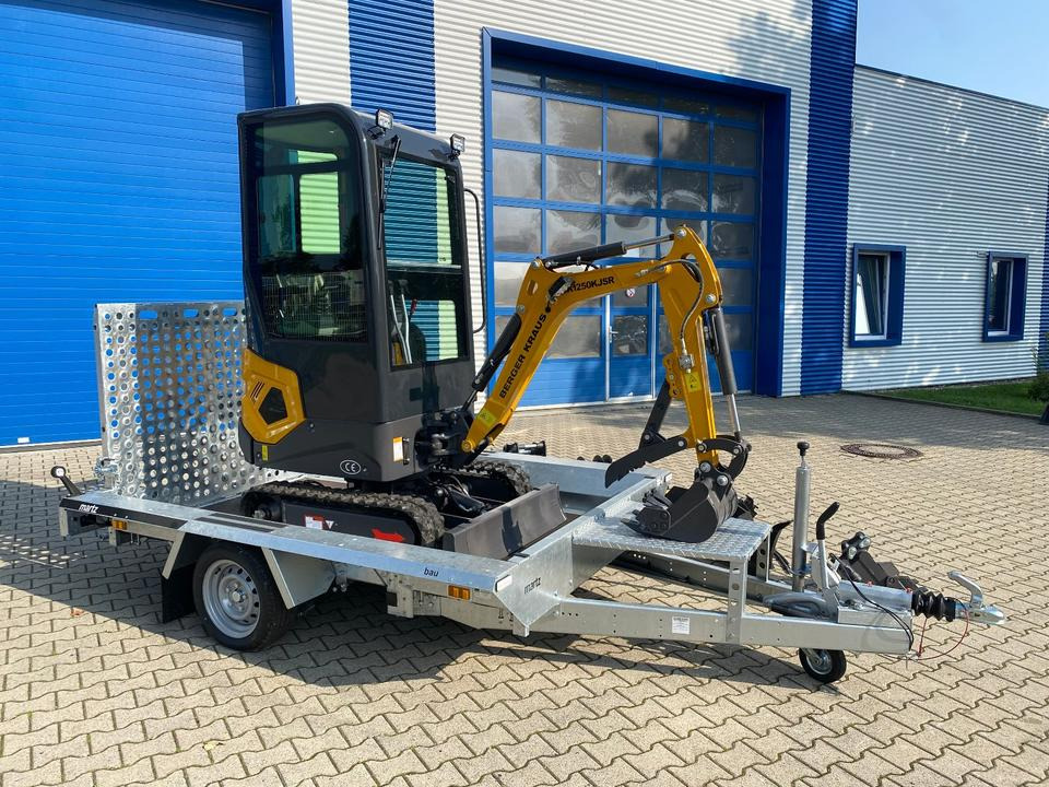Mini pelle Minibagger BK1250KJSR + Tieflader + Zubehör *INKL.19% MWST*BERGER KRAUS*VERSTELLFAHRWERK* KUBOTA*SOFORT!*: photos 6