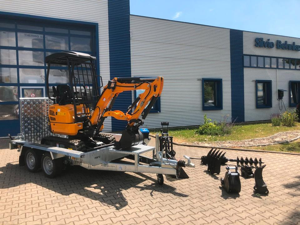 Minibagger BK1700JS + Tieflader + Zubehör *INKL.19% MWST*BERGER KRAUS*KUBOTA*JOYST*SOFORT! - Mini pelle, Remorque: photos 4 Minibagger BK1700JS + Tieflader + Zubehör *INKL.19% MWST*BERGER KRAUS*KUBOTA*JOYST*SOFORT! - Mini pelle, Remorque: photos 4
