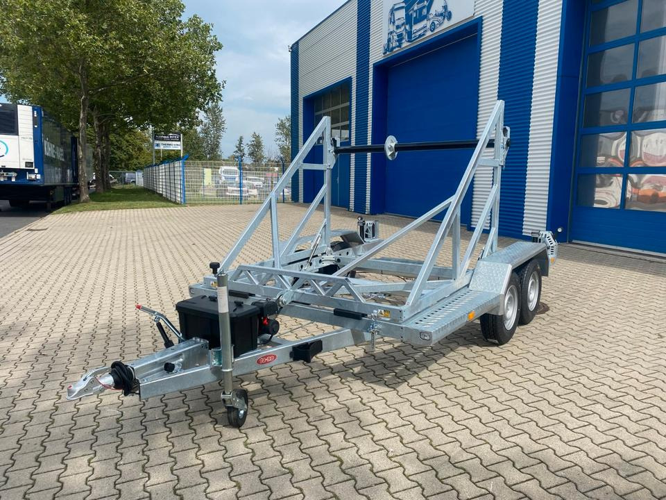 TA-NO Kabeltrommel-Anhänger 3500KG E-Winde *INKL.19% MWST* Kabelanhänger Sofort Verfügbar! - Remorque porte-touret: photos 2 TA-NO Kabeltrommel-Anhänger 3500KG E-Winde *INKL.19% MWST* Kabelanhänger Sofort Verfügbar! - Remorque porte-touret: photos 2