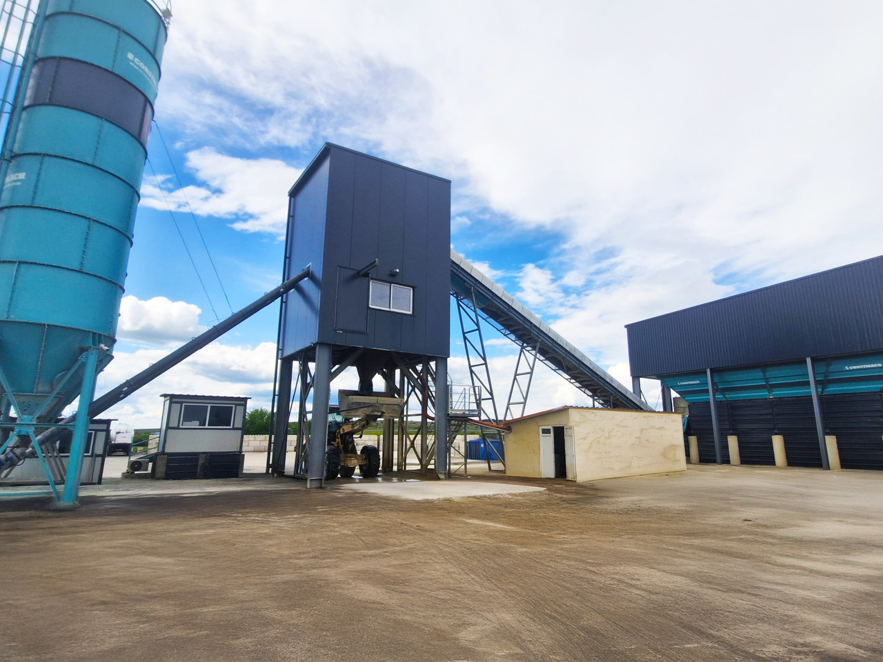 Constmach 100 m³/h Stationary Concrete Batching Plant - Centrale à béton: photos 1 Constmach 100 m³/h Stationary Concrete Batching Plant - Centrale à béton: photos 1