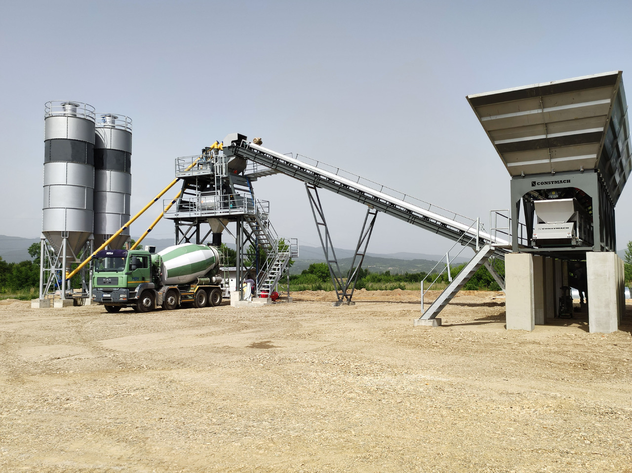 Constmach 160 m³/h Stationary Concrete Batching Plant - Centrale à béton: photos 1 Constmach 160 m³/h Stationary Concrete Batching Plant - Centrale à béton: photos 1