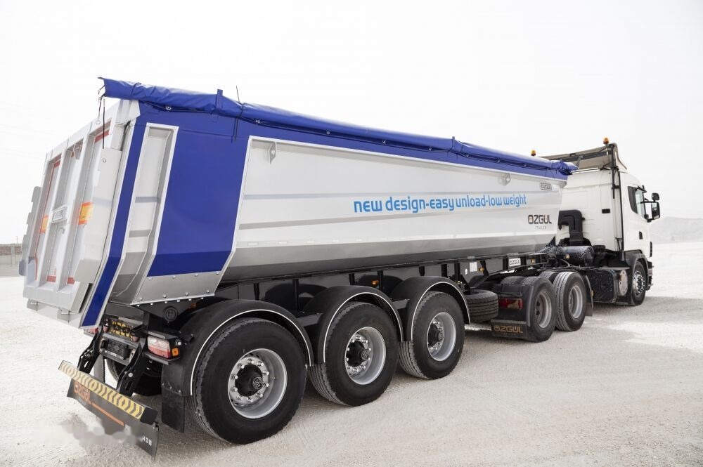 Özgül HALF PIPE TIPPING TRAILER LIGHT MODEL - Semi-remorque benne: photos 2 Özgül HALF PIPE TIPPING TRAILER LIGHT MODEL - Semi-remorque benne: photos 2