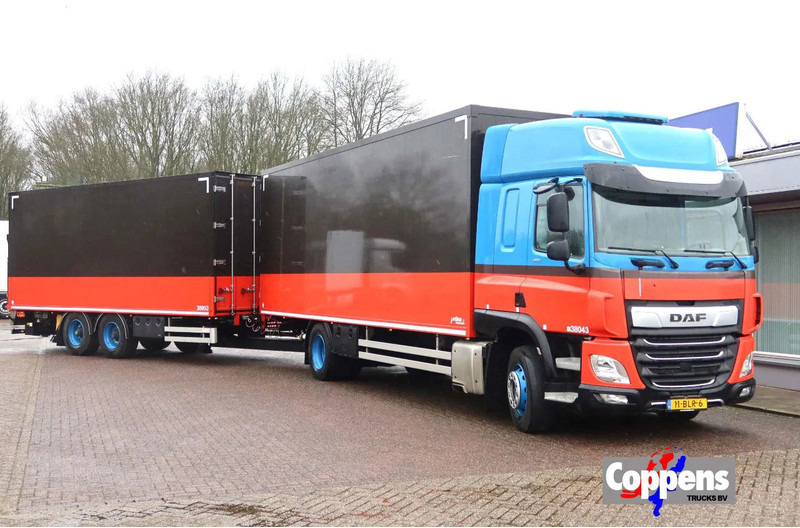 DAF CF 410 Bakwagen + Trailer 2x DHollandia 2000kg 5 stuks in voorraad!! - Camion fourgon: photos 1 DAF CF 410 Bakwagen + Trailer 2x DHollandia 2000kg 5 stuks in voorraad!! - Camion fourgon: photos 1