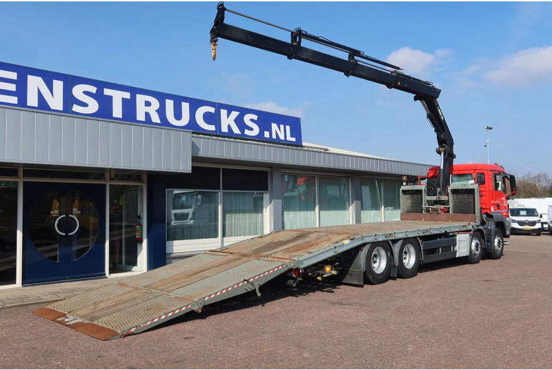 MAN TGS 35.360 8X2 Euro 6 Oprijwagen + HIAB 228 E 3 kraan. Radio grafisch + winch - Camion grue: photos 3 MAN TGS 35.360 8X2 Euro 6 Oprijwagen + HIAB 228 E 3 kraan. Radio grafisch + winch - Camion grue: photos 3