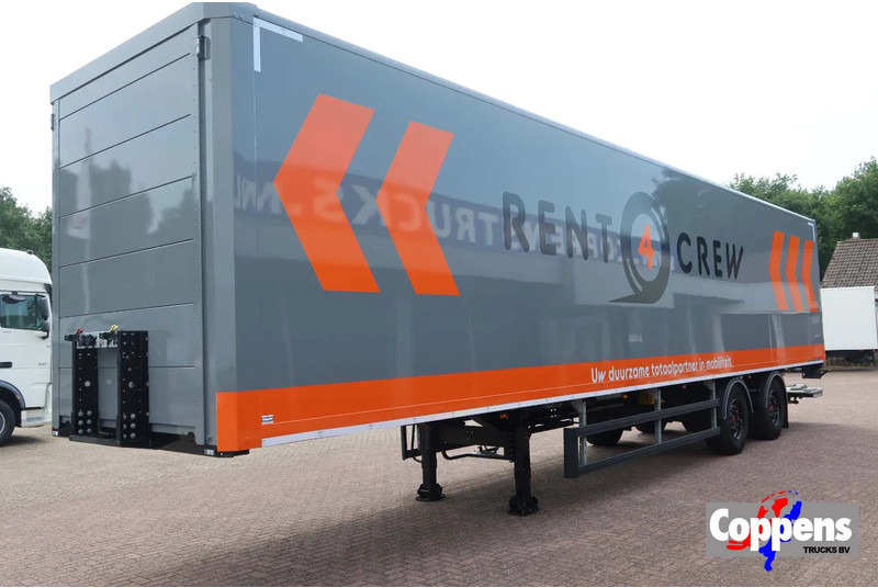 SYSTEM TRAILERS LPRS 18. 2 asser gesloten + stuuras en klep Dhollandia 2000 KG Daytona Grey - Semi-remorque fourgon: photos 1 SYSTEM TRAILERS LPRS 18. 2 asser gesloten + stuuras en klep Dhollandia 2000 KG Daytona Grey - Semi-remorque fourgon: photos 1