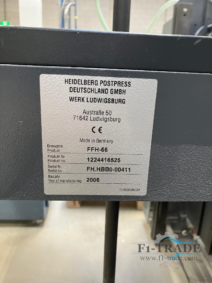 Heidelberg Stahlfolder KH 66/4-KL - Plieuse de bureau: photos 5 Heidelberg Stahlfolder KH 66/4-KL - Plieuse de bureau: photos 5