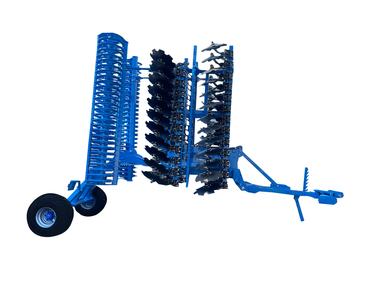 SOIL MASTER _GIANT SERIES FOLDABLE AND TRAILED TYPE MULTI DISC HARROW (SPRING TYPE LEG) - Cover crop: photos 4 SOIL MASTER _GIANT SERIES FOLDABLE AND TRAILED TYPE MULTI DISC HARROW (SPRING TYPE LEG) - Cover crop: photos 4