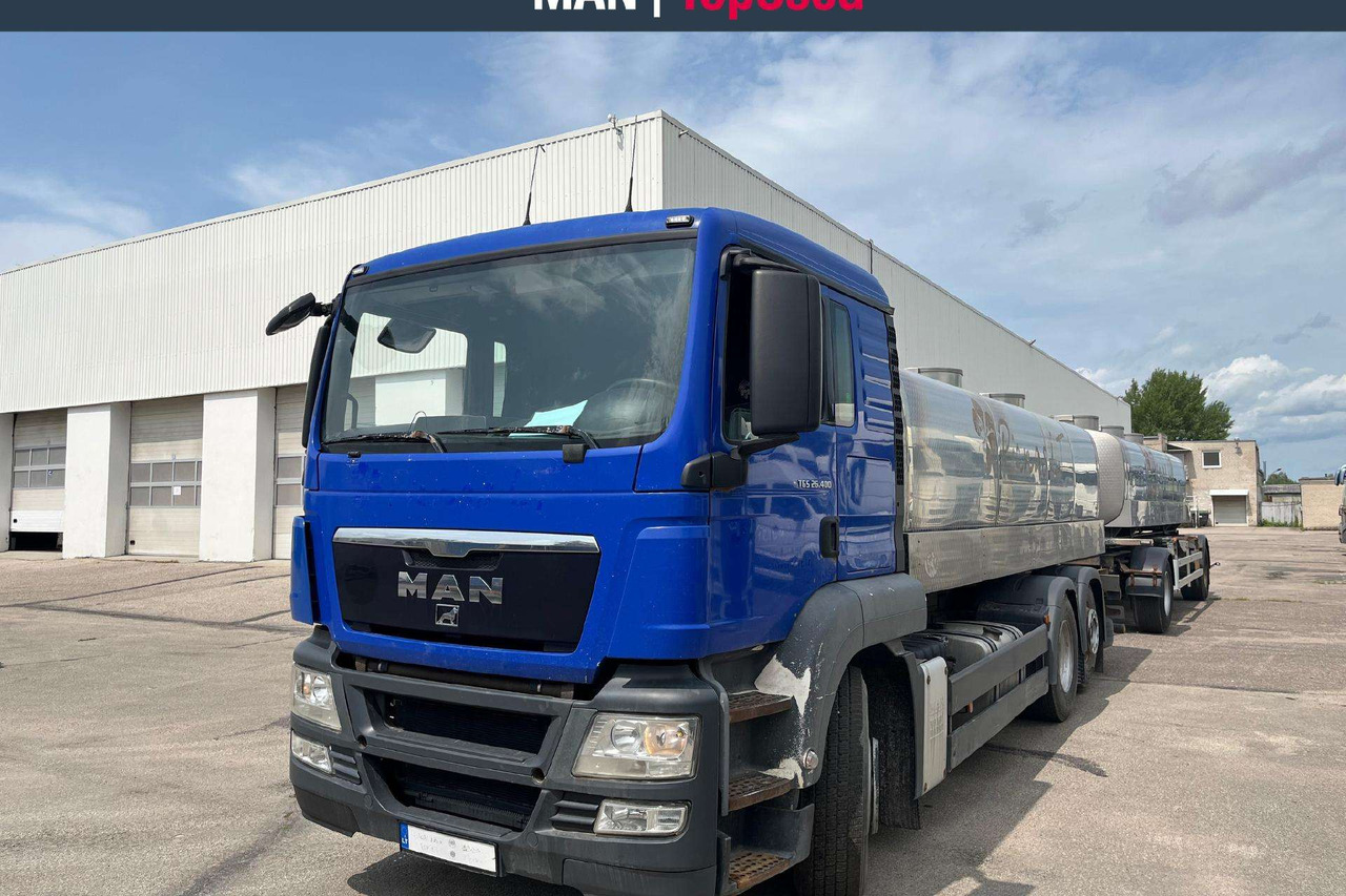 MAN 26.400 6X2-2 Plandex (8633) - Camion citerne, Remorque citerne: photos 1 MAN 26.400 6X2-2 Plandex (8633) - Camion citerne, Remorque citerne: photos 1