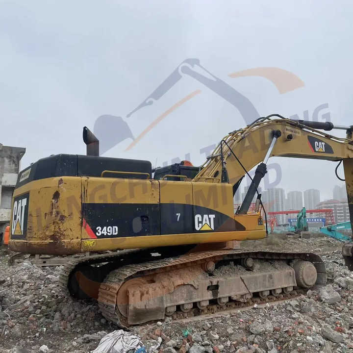 Original Well-Maintained CAT 349D Used Excavator for Sale - Pelle sur chenille: photos 1 Original Well-Maintained CAT 349D Used Excavator for Sale - Pelle sur chenille: photos 1