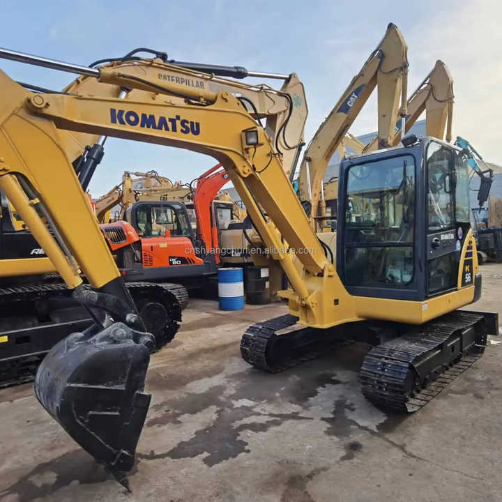 Used excavator used PC56-7 ,second hand Komatsu crawler excavator in good condition for sale - Pelle sur chenille: photos 1 Used excavator used PC56-7 ,second hand Komatsu crawler excavator in good condition for sale - Pelle sur chenille: photos 1