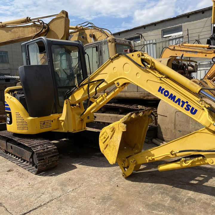 Used komatsu PC 56-7 pc55 Pc60-7 Crawler Excavator 6 Ton Excavator In Shanghai China For Sale PC 60 60-7 PC60 Nice excavator - Pelle sur chenille: photos 2 Used komatsu PC 56-7 pc55 Pc60-7 Crawler Excavator 6 Ton Excavator In Shanghai China For Sale PC 60 60-7 PC60 Nice excavator - Pelle sur chenille: photos 2
