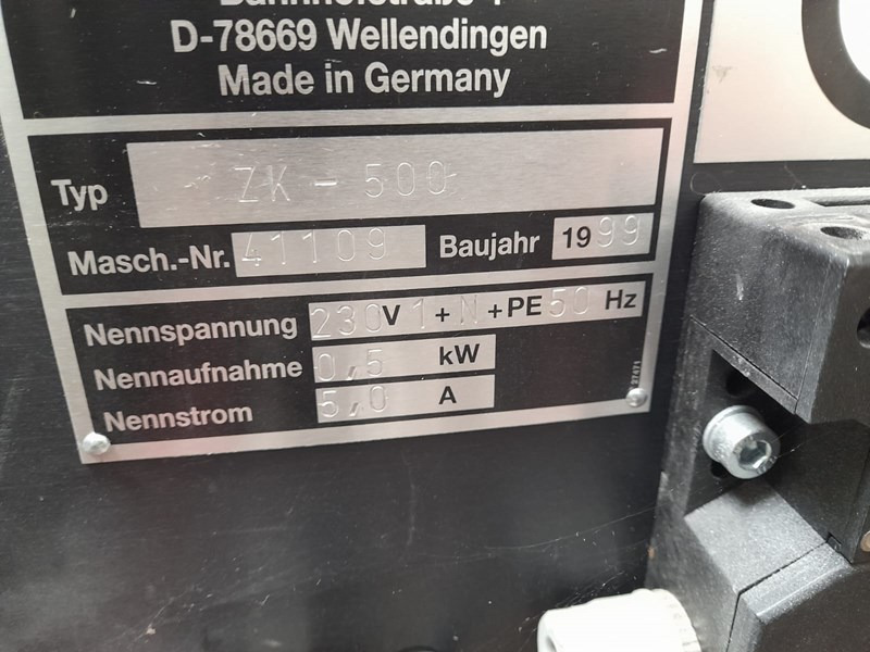 Guk ZK 500 | 1999 - Plieuse de bureau: photos 3 Guk ZK 500 | 1999 - Plieuse de bureau: photos 3