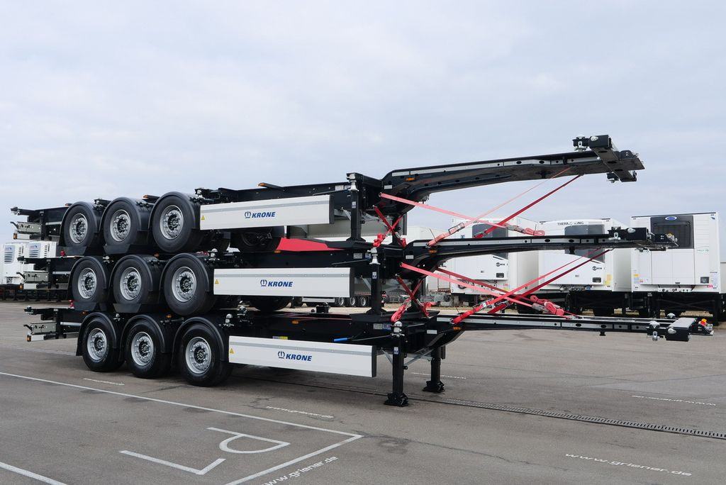 Krone SDC 27/eLT3 / 2 x 20/30/40 /20 mittig EXIII ADR - Semi-remorque porte-conteneur/ Caisse mobile: photos 4 Krone SDC 27/eLT3 / 2 x 20/30/40 /20 mittig EXIII ADR - Semi-remorque porte-conteneur/ Caisse mobile: photos 4