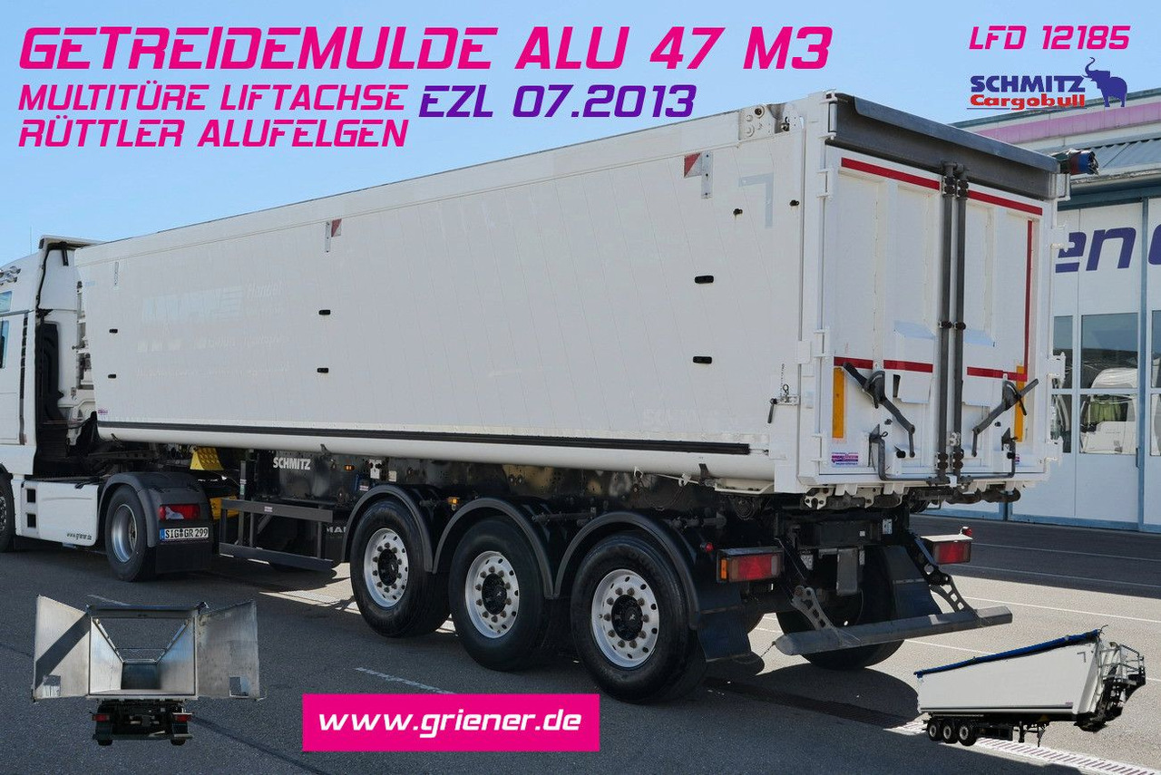 Schmitz Cargobull ALUMULDE 50 m³ SKI 24 SL 9,6/ 47m3 /MULTITÜRE - Semi-remorque benne: photos 1 Schmitz Cargobull ALUMULDE 50 m³ SKI 24 SL 9,6/ 47m3 /MULTITÜRE - Semi-remorque benne: photos 1