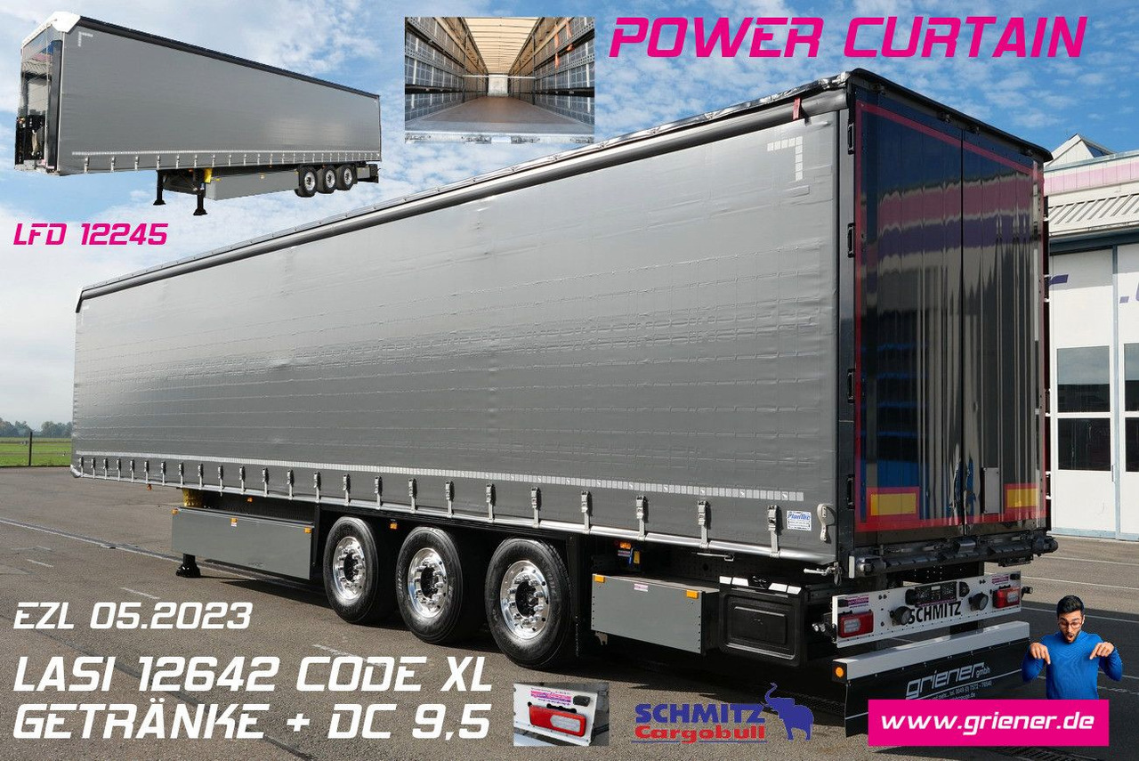 Schmitz Cargobull SCS 24 / ALU/LIFT /POWER CURTAIN DC 9,5 - Semi-remorque rideaux coulissants: photos 1 Schmitz Cargobull SCS 24 / ALU/LIFT /POWER CURTAIN DC 9,5 - Semi-remorque rideaux coulissants: photos 1