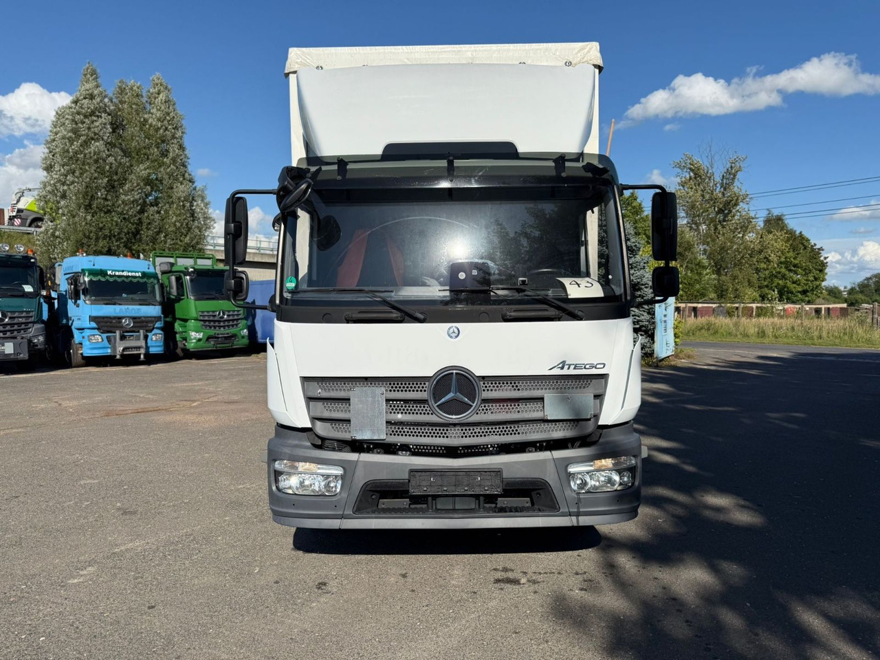 Mercedes-Benz Atego 1224 OM936 4x2 18 TKM - Camion à rideaux coulissants: photos 1 Mercedes-Benz Atego 1224 OM936 4x2 18 TKM - Camion à rideaux coulissants: photos 1