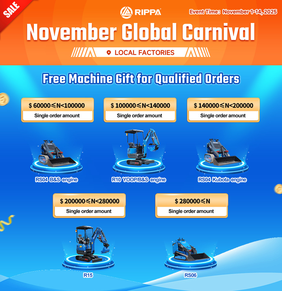 Rippa New RS06 Compact Loader | 24.4hp Kubota Power | High Flow Hydraulic System | Global Support - Mini chargeuse: photos 2 Rippa New RS06 Compact Loader | 24.4hp Kubota Power | High Flow Hydraulic System | Global Support - Mini chargeuse: photos 2