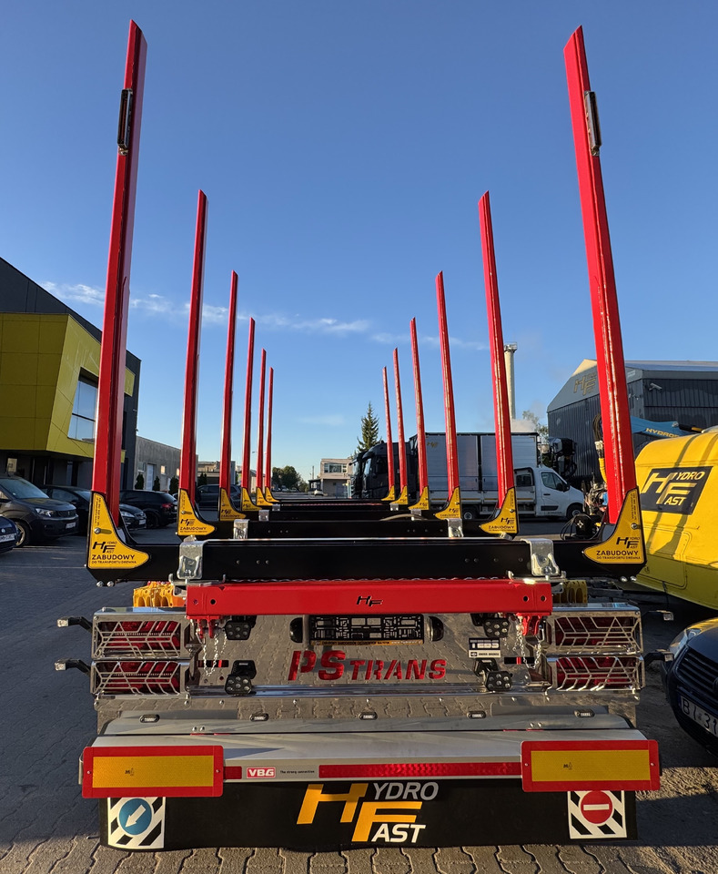 HYDROFAST Przyczepa 3 osiowa / 3 axles timber transport trailer / Remorque à 3 essieux pour le transport de bois / 3-Achs-Rungenanhänger / 3-tengelyes-rönkszállító-pótkocsi / Remorcă pentru transportul lemnului - Remorque grumier: photos 4 HYDROFAST Przyczepa 3 osiowa / 3 axles timber transport trailer / Remorque à 3 essieux pour le transport de bois / 3-Achs-Rungenanhänger / 3-tengelyes-rönkszállító-pótkocsi / Remorcă pentru transportul lemnului - Remorque grumier: photos 4