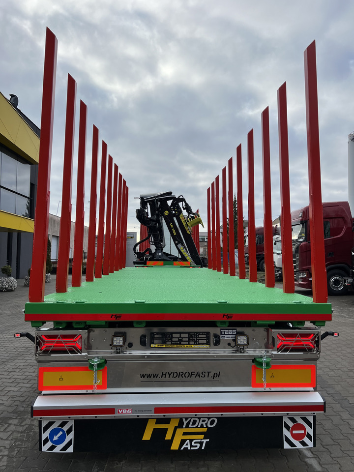 Hydrofast Przyczepa platforma 3 osiowa do przewozu drewna / 3-axle platform trailer for timber transport - Remorque plateau: photos 3 Hydrofast Przyczepa platforma 3 osiowa do przewozu drewna / 3-axle platform trailer for timber transport - Remorque plateau: photos 3
