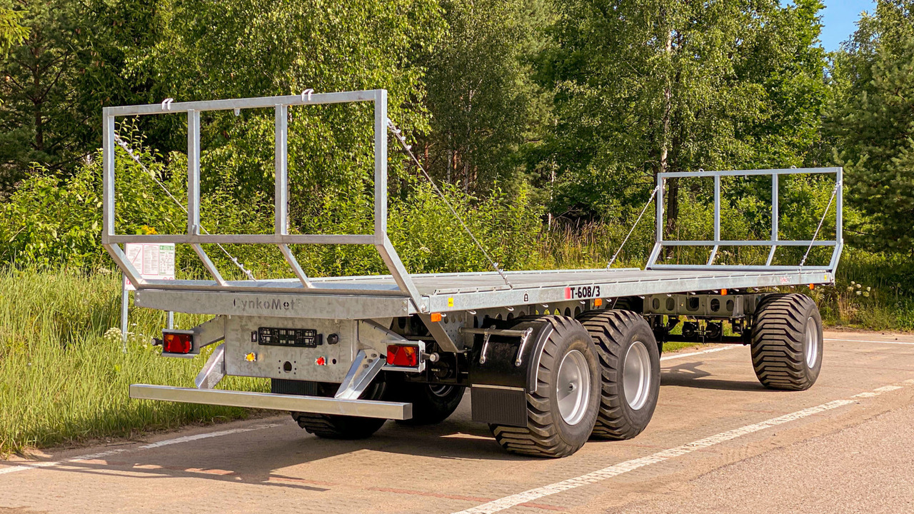 Cynkomet Ballentransportwagen / Bale platform / Remorque pour balles / Rimorchio per balle / Przyczepa do przewozu bel - Remorque plateau agricole: photos 1 Cynkomet Ballentransportwagen / Bale platform / Remorque pour balles / Rimorchio per balle / Przyczepa do przewozu bel - Remorque plateau agricole: photos 1