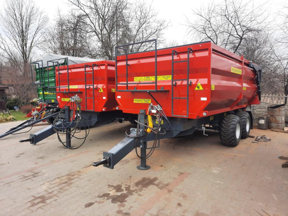 Techmont Anhänger Tandemkipper / Trailer / Remorque / Rimorchio / Remolque tándem / Прицеп монолитный двухосный тандем / Przyczepa tandem PTTCW112 12 t - Benne agricole: photos 1 Techmont Anhänger Tandemkipper / Trailer / Remorque / Rimorchio / Remolque tándem / Прицеп монолитный двухосный тандем / Przyczepa tandem PTTCW112 12 t - Benne agricole: photos 1