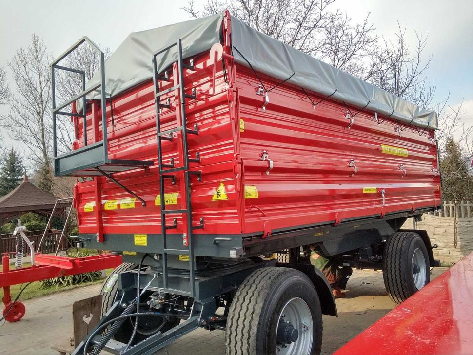 Techmont Anhänger / Trailer / Remorque / Rimorchio / Прицеп двухоосный бортовой / Przyczepa dwuosiowa PTD16 12 t - Benne agricole: photos 5 Techmont Anhänger / Trailer / Remorque / Rimorchio / Прицеп двухоосный бортовой / Przyczepa dwuosiowa PTD16 12 t - Benne agricole: photos 5