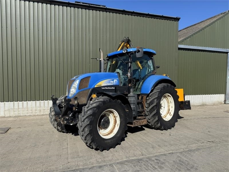 New Holland New Holland T6080 c/w Herder Cavalier Mid Mount He - Epareuse: photos 1 New Holland New Holland T6080 c/w Herder Cavalier Mid Mount He - Epareuse: photos 1