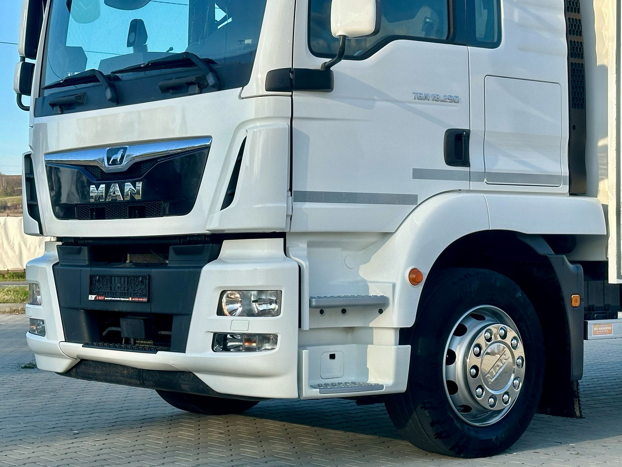 Camion à rideaux coulissants MAN TGM 18.290 / FIRANKA / WINDA / 22 EUROPALETY / AUTOMAT / SYPIALKA / 9 059 KG ŁADOWNOŚCI / NISKI PRZEBIEG / ZSUWANY DACH / EURO 6: photos 12