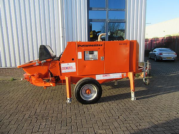 2014 PUTZMEISTER BSA 1005 DC concrete pump - Pompe à béton stationnaire: photos 1 2014 PUTZMEISTER BSA 1005 DC concrete pump - Pompe à béton stationnaire: photos 1