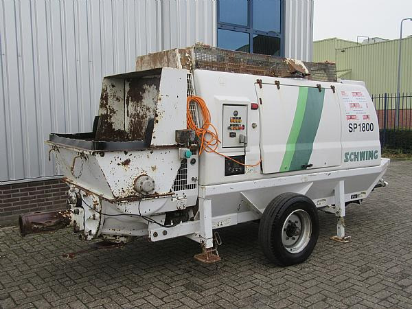 2015 SCHWING SP 1800 D 129KW - Pompe à béton stationnaire: photos 2 2015 SCHWING SP 1800 D 129KW - Pompe à béton stationnaire: photos 2