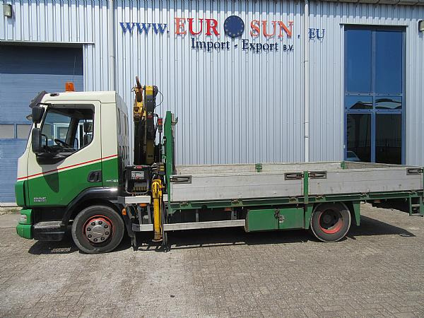DAF DAF FA LF 45.160 & HIAB crane. - Camion plateau, Camion grue: photos 2 DAF DAF FA LF 45.160 & HIAB crane. - Camion plateau, Camion grue: photos 2