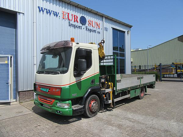 DAF DAF FA LF 45.160 & HIAB crane. - Camion plateau, Camion grue: photos 1 DAF DAF FA LF 45.160 & HIAB crane. - Camion plateau, Camion grue: photos 1