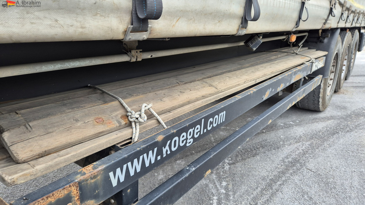 Semi-remorque rideaux coulissants Kögel SN24 Standard, neutrale Plane Edscha, XXL Zertifikat: photos 6 Semi-remorque rideaux coulissants Kögel SN24 Standard, neutrale Plane Edscha, XXL Zertifikat: photos 6