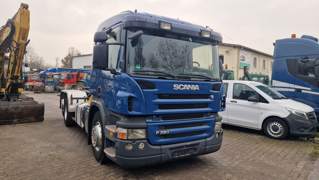 Camion ampliroll Scania P380 VDL Haken  Lenk-Liftachse: photos 10