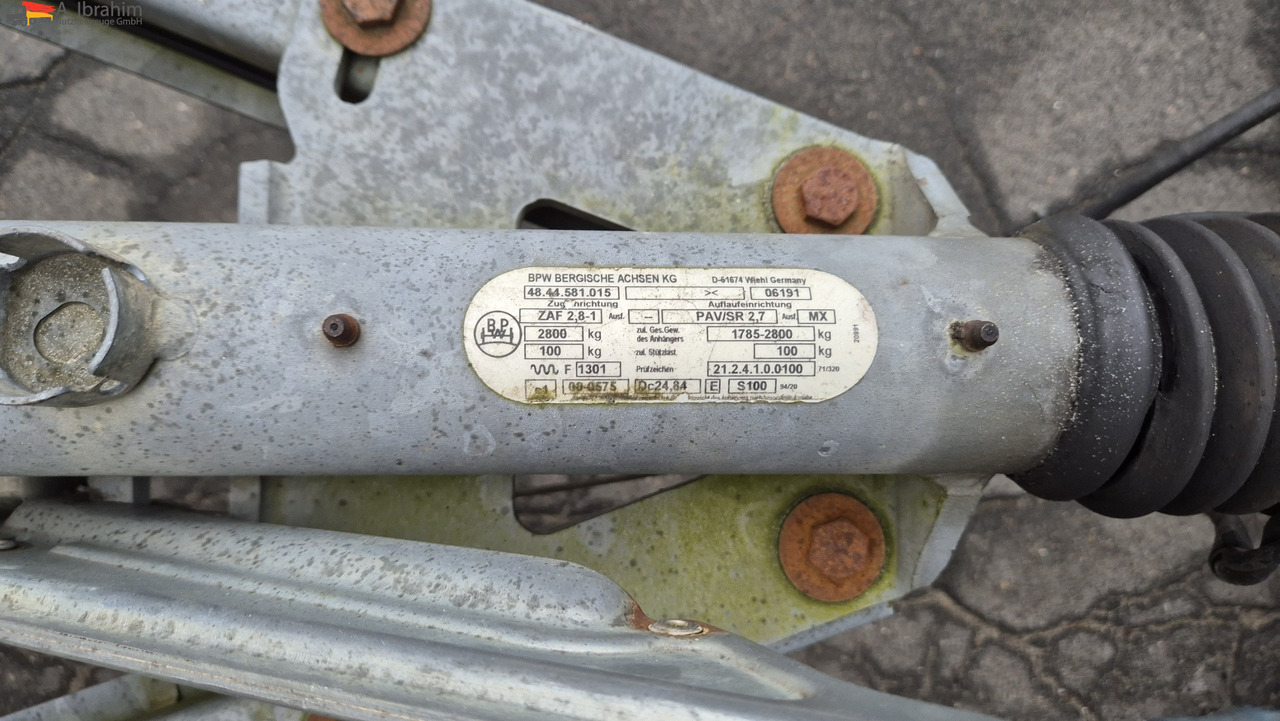 Wagenbouw Hapert K2700 Deichsel verstellbar - Remorque fourgon: photos 2 Wagenbouw Hapert K2700 Deichsel verstellbar - Remorque fourgon: photos 2