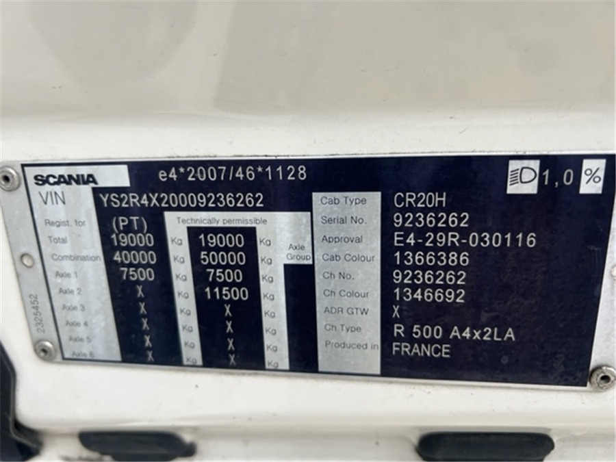 Tracteur routier Scania R500: photos 13 Tracteur routier Scania R500: photos 13