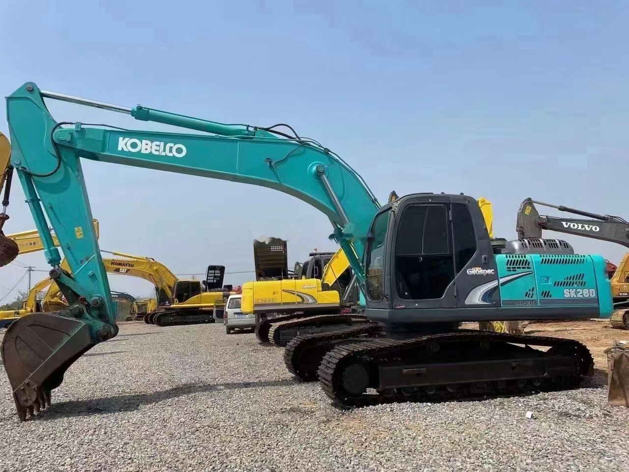 Kobelco SK260 - Pelle sur chenille: photos 1 Kobelco SK260 - Pelle sur chenille: photos 1
