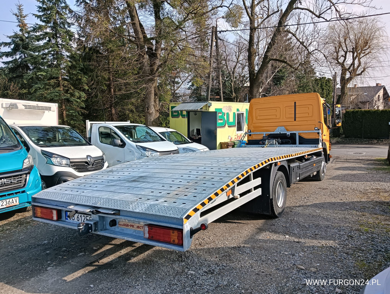 MERCEDES ATEGO 1018 POMOC DROGOWA LAWETA NR 665 - Camion porte-voitures: photos 4 MERCEDES ATEGO 1018 POMOC DROGOWA LAWETA NR 665 - Camion porte-voitures: photos 4