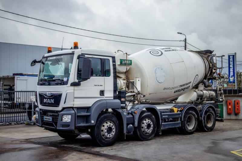 MAN TGS 32.360 BB+MIXER 9M³ - Camion malaxeur: photos 1 MAN TGS 32.360 BB+MIXER 9M³ - Camion malaxeur: photos 1