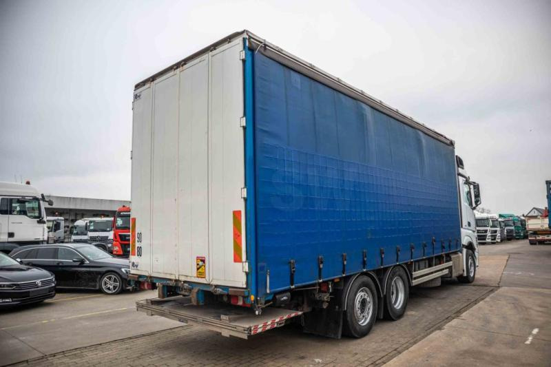 Mercedes ACTROS 2548-6X2+E6+VOITH-(+remorque: +5.000 € ) - Camion à rideaux coulissants: photos 3 Mercedes ACTROS 2548-6X2+E6+VOITH-(+remorque: +5.000 € ) - Camion à rideaux coulissants: photos 3