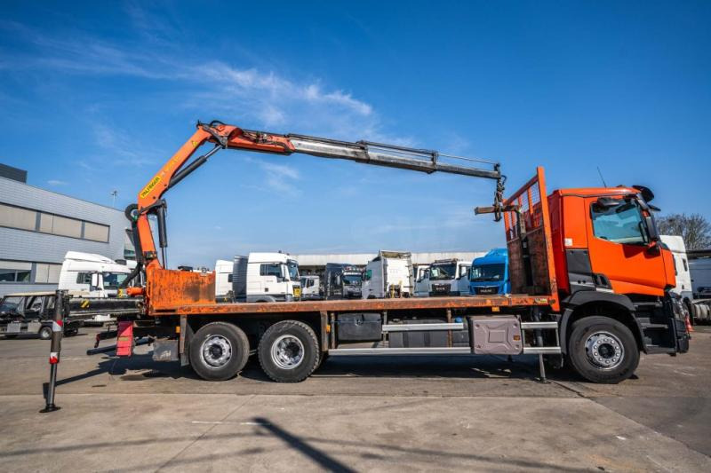 Renault C 380 DXI-6X2-PALFINGER 18002C/3 - Camion plateau, Camion grue: photos 3 Renault C 380 DXI-6X2-PALFINGER 18002C/3 - Camion plateau, Camion grue: photos 3